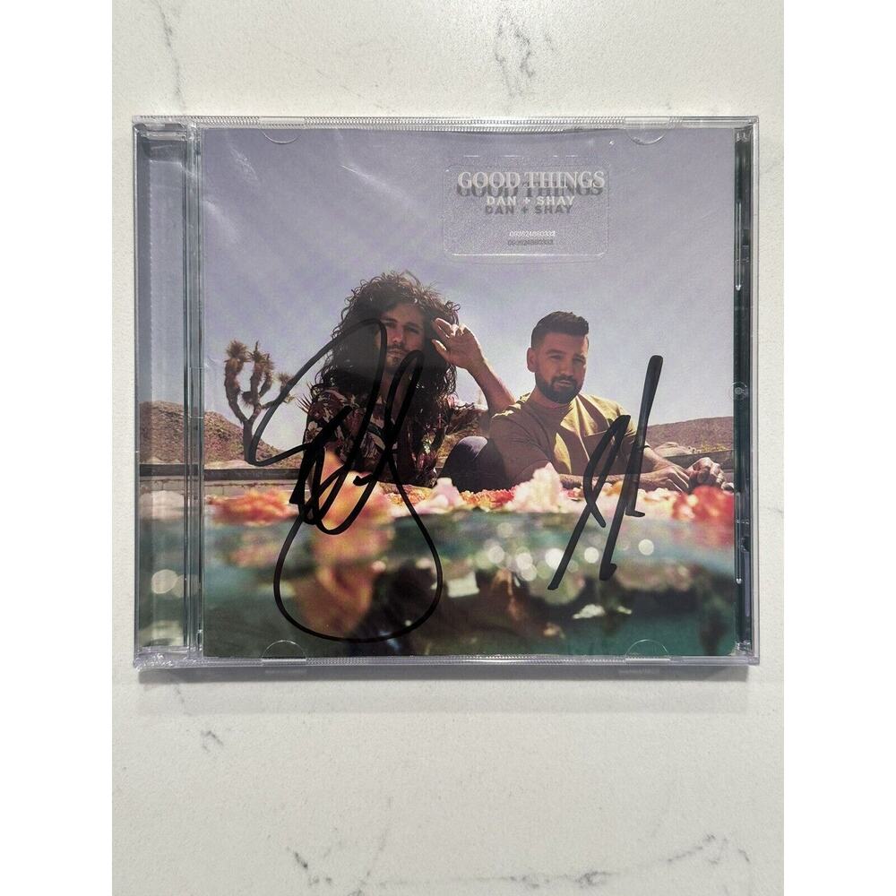 DAN + and SHAY GOOD THINGS 2021 AUTOGRAPHED CD HAND SIGNED AUTHENTIC New
